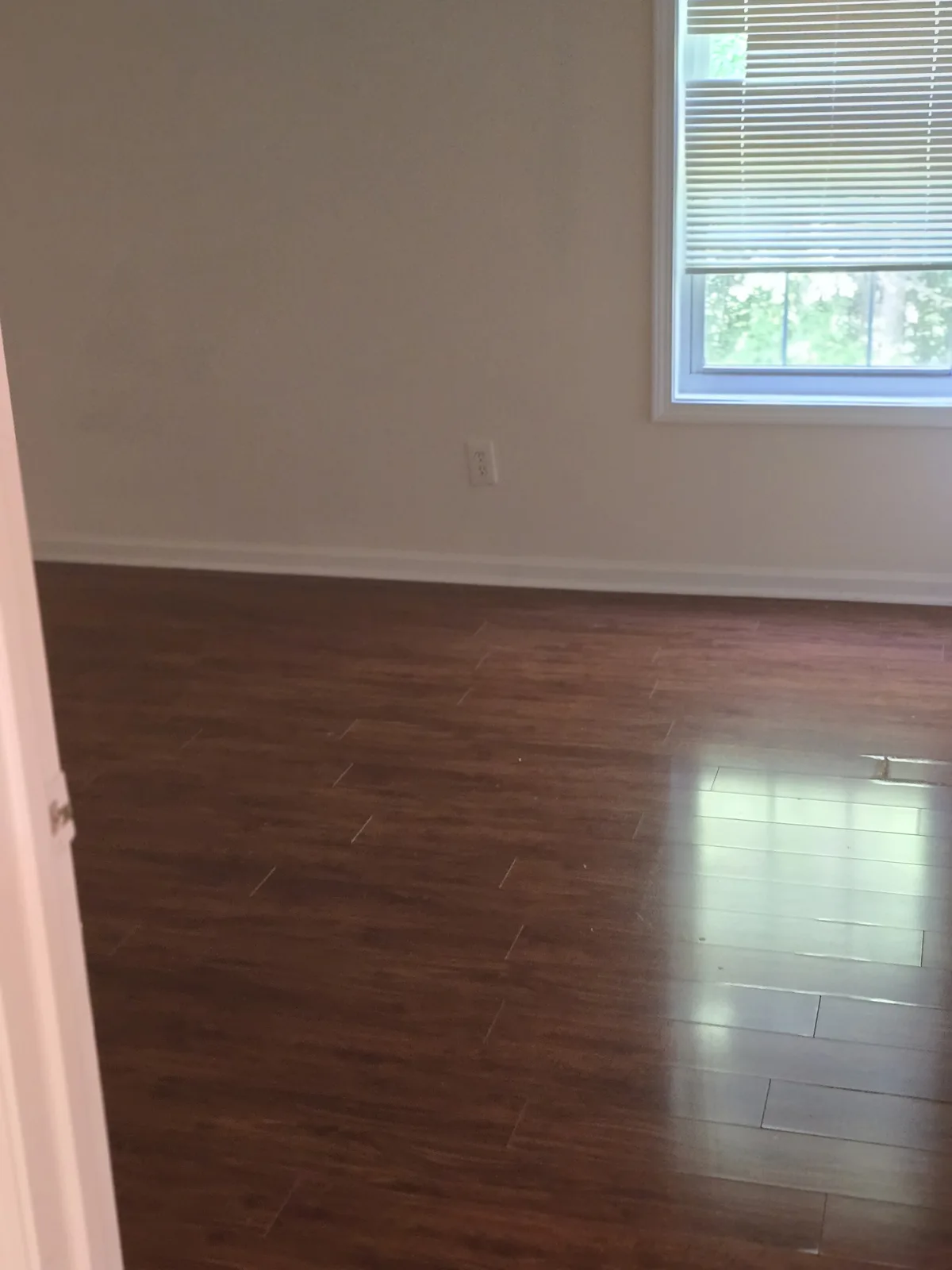 Move-out cleaning result in an empty room